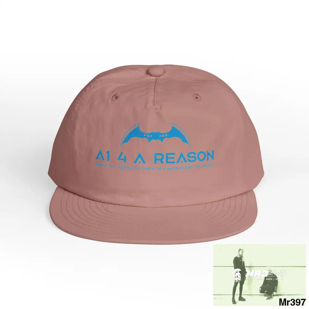 A1 4 A Reason Surf Cap - Beach Vibes Summer Accessory Surfing Gift Casual Wear Outdoor Cap Hazy Pink / One size Hats
