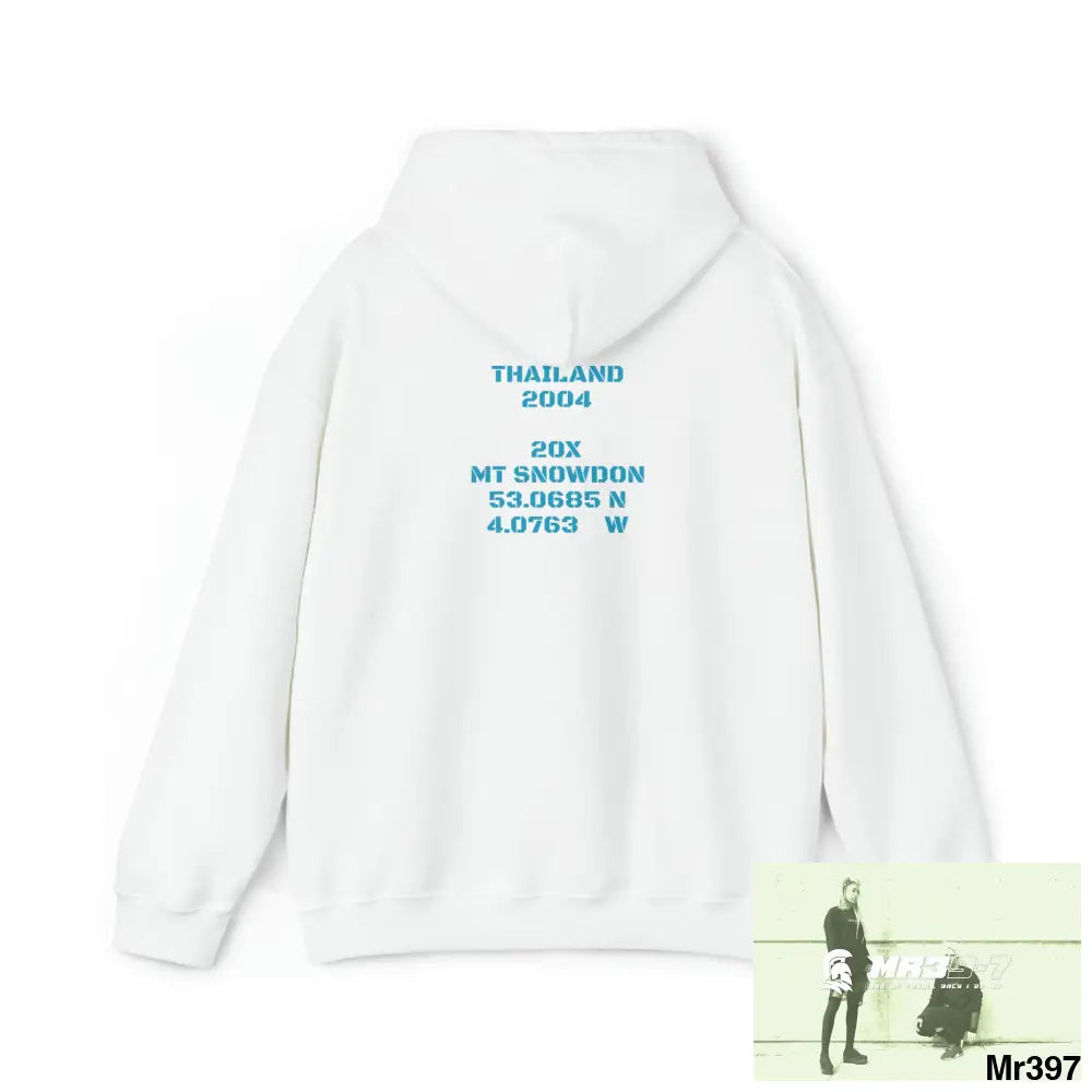 A1 4 A Reason Thailand 04 to 20X Mt Snowdon link up SAS My Birthday death not Heavy Blend™ Hooded Sweatshirt Hoodie