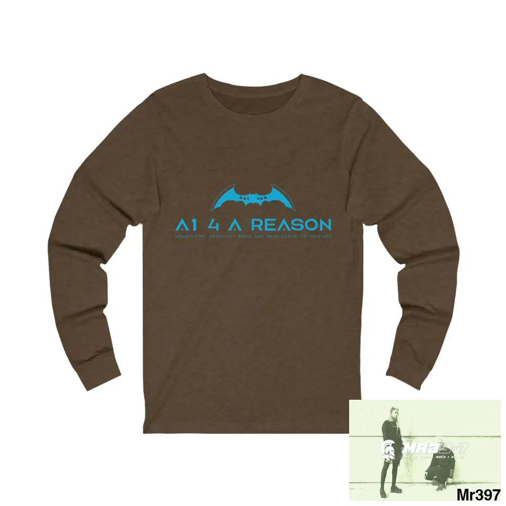 A1 4 A Reason Unisex Jersey Long Sleeve Tee S / Heather Brown Long-sleeve