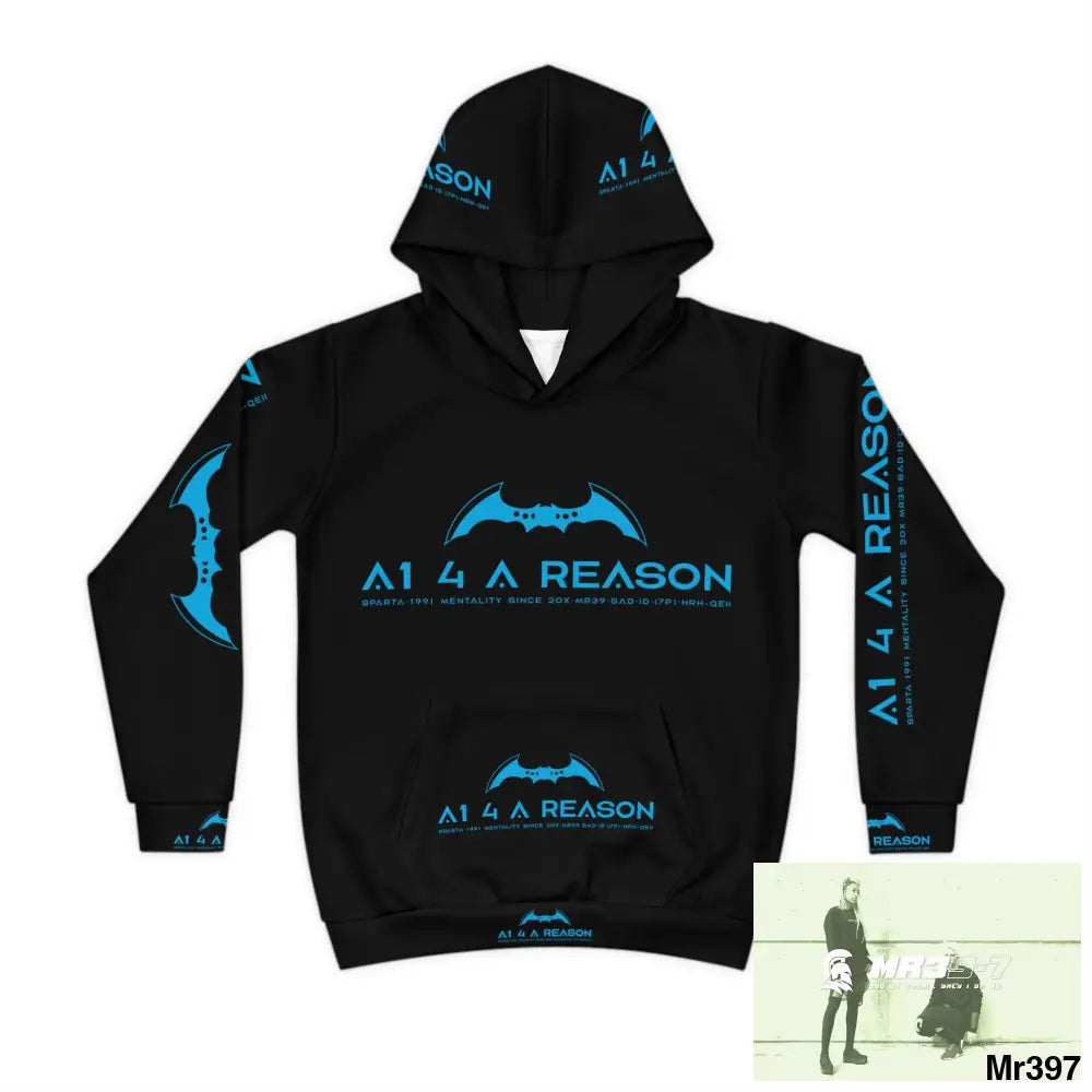 A1 4 A Reason with Tactical inside hood A1 Who dares Wins Mentality -. Children’s Hoodie (AOP) All Over Prints