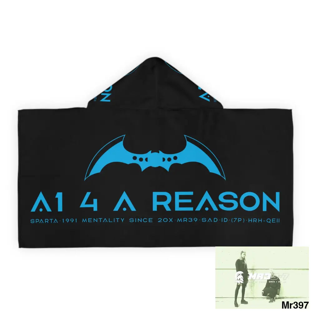 A1 4 A Reason Youth Hooded Towel 24’’ × 48’’ All Over Prints