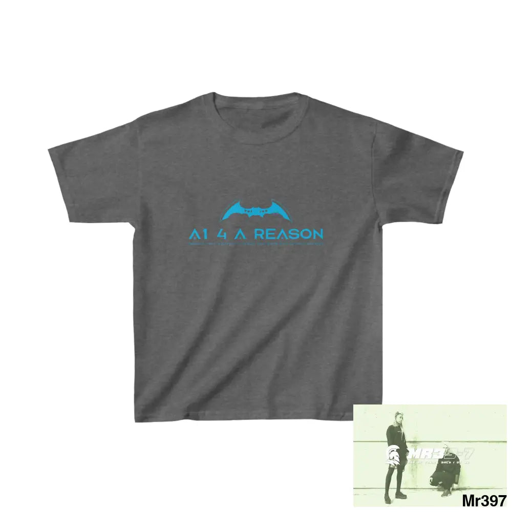 A1 4 Reason - Kids Heavy Cotton™ Tee XS / Dark Heather Kids clothes