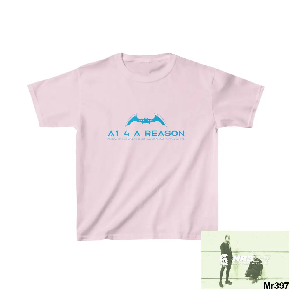 A1 4 Reason - Kids Heavy Cotton™ Tee XS / Light Pink Kids clothes