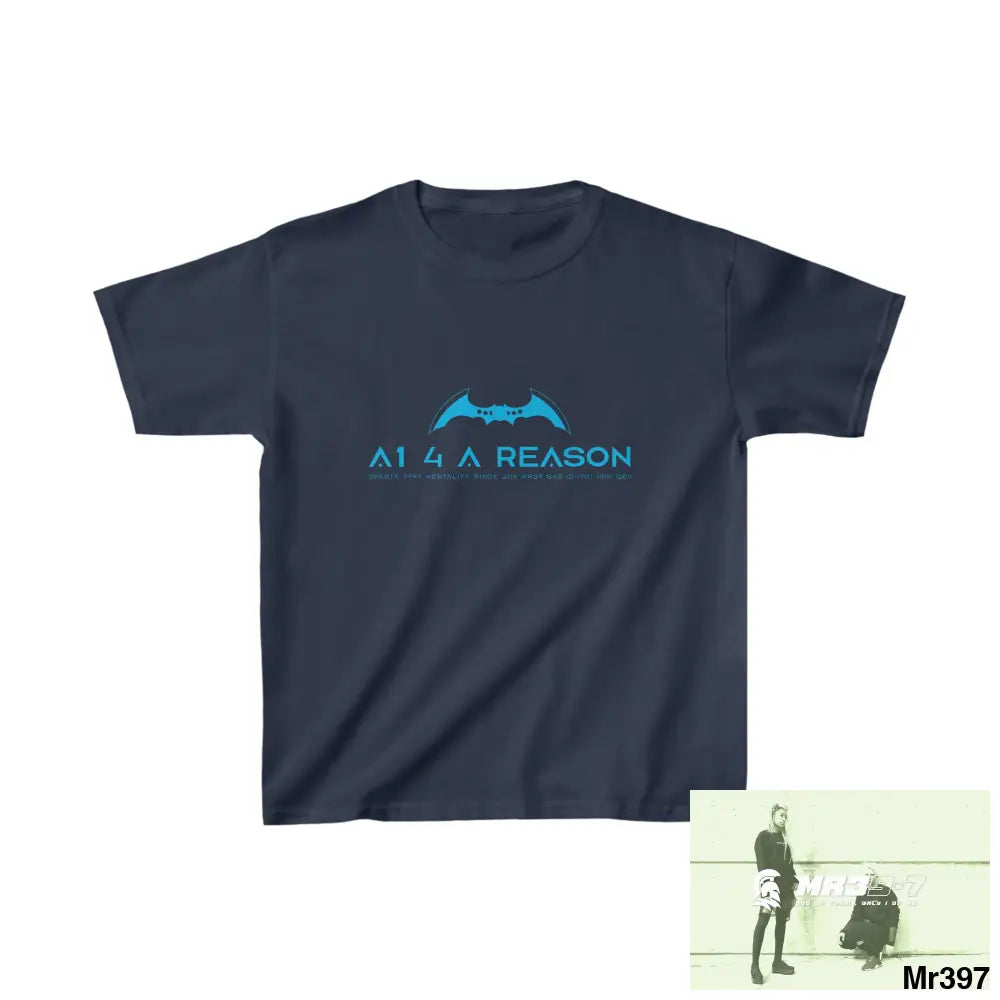 A1 4 Reason - Kids Heavy Cotton™ Tee XS / Navy Kids clothes