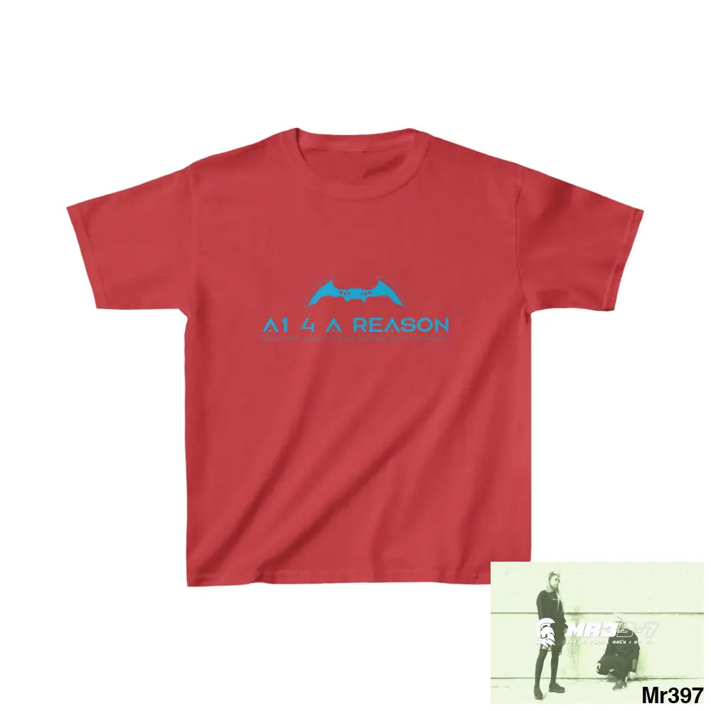A1 4 Reason - Kids Heavy Cotton™ Tee XS / Red Kids clothes