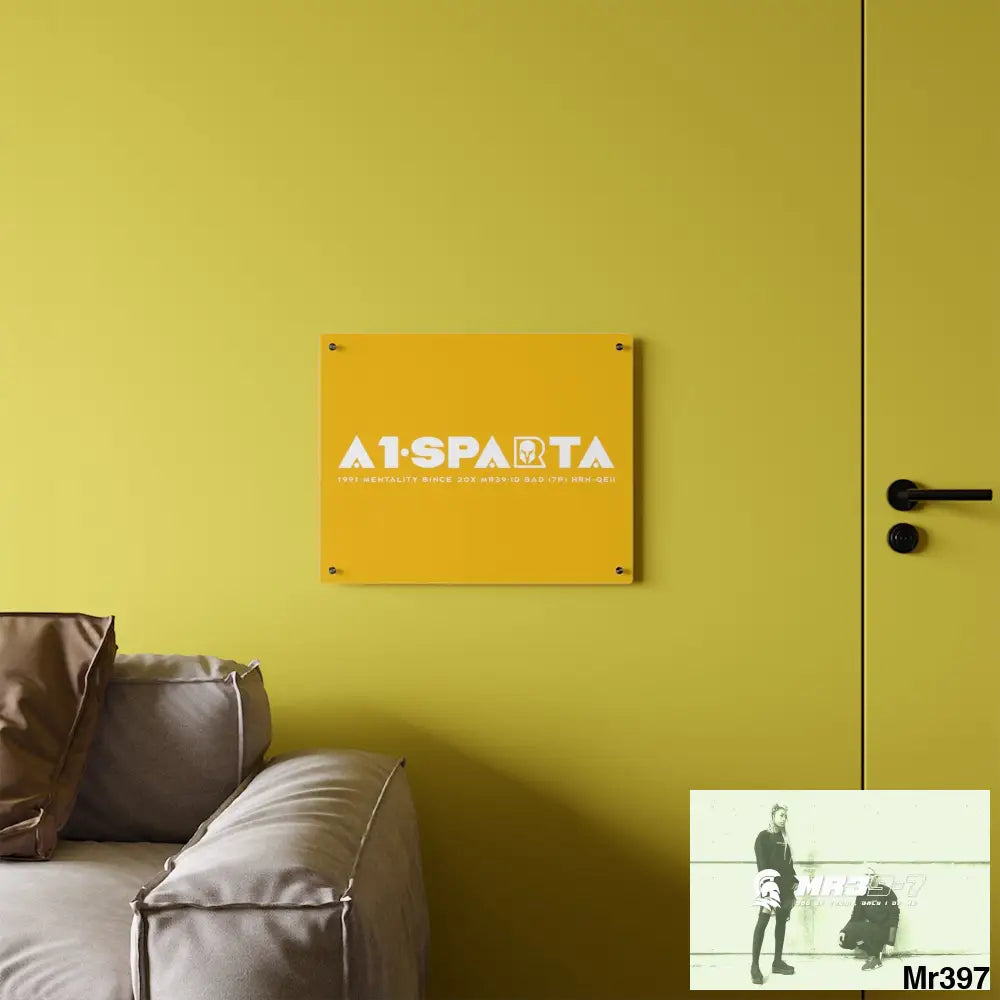 A1-Peace Sparta Acrylic Wall Art Panels Home Decor