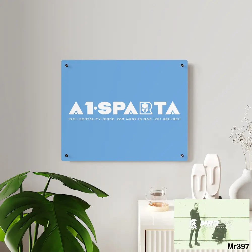 A1-Peace Sparta Acrylic Wall Art Panels Home Decor