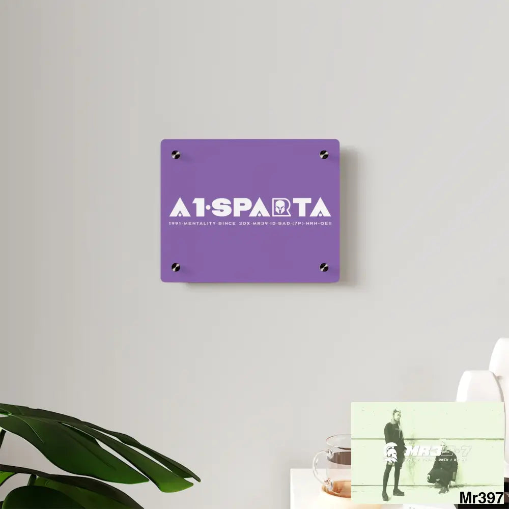 A1-Peace Sparta Acrylic Wall Art Panels Home Decor