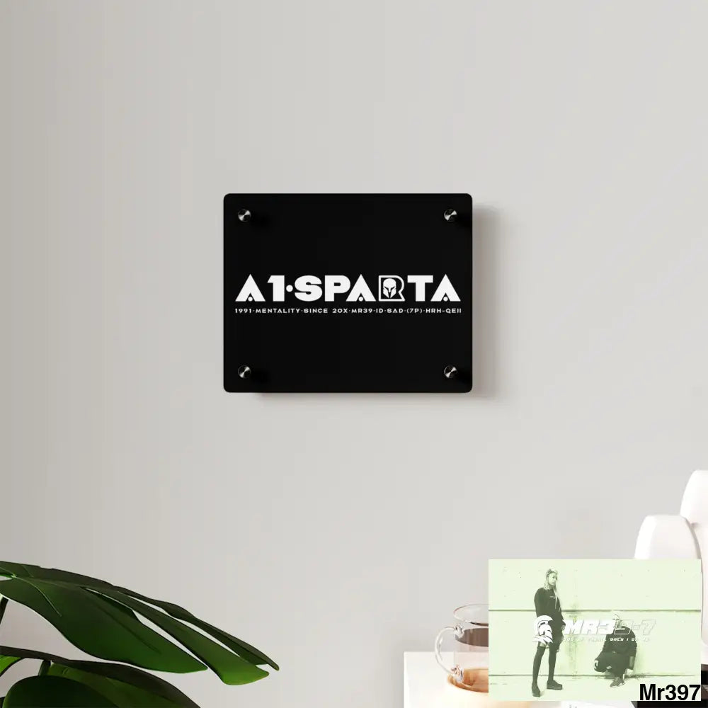 A1-Peace Sparta Acrylic Wall Art Panels Home Decor