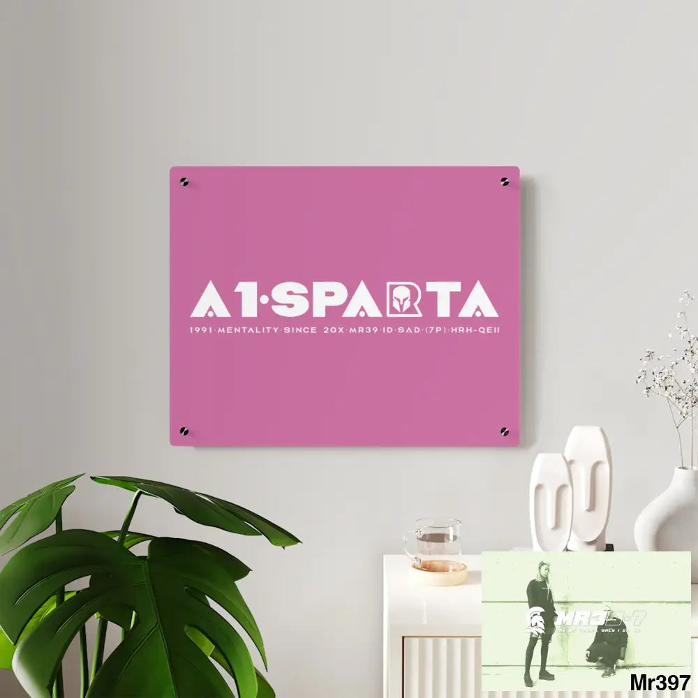 A1-Peace Sparta Acrylic Wall Art Panels Home Decor