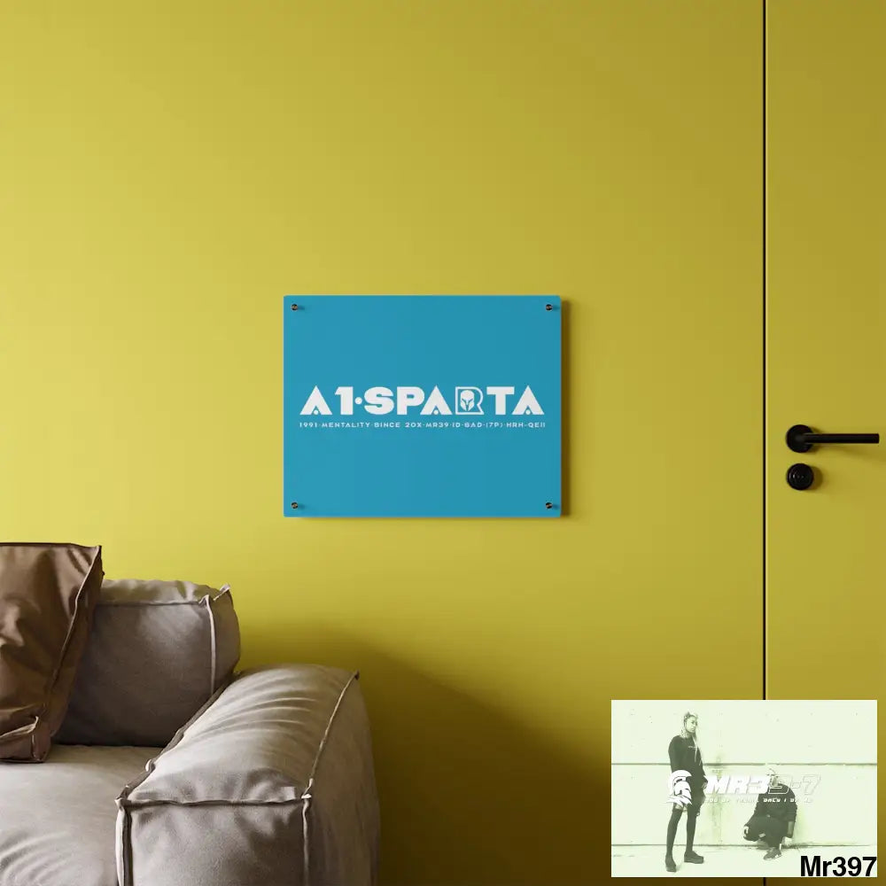 A1-Peace Sparta Acrylic Wall Art Panels Home Decor