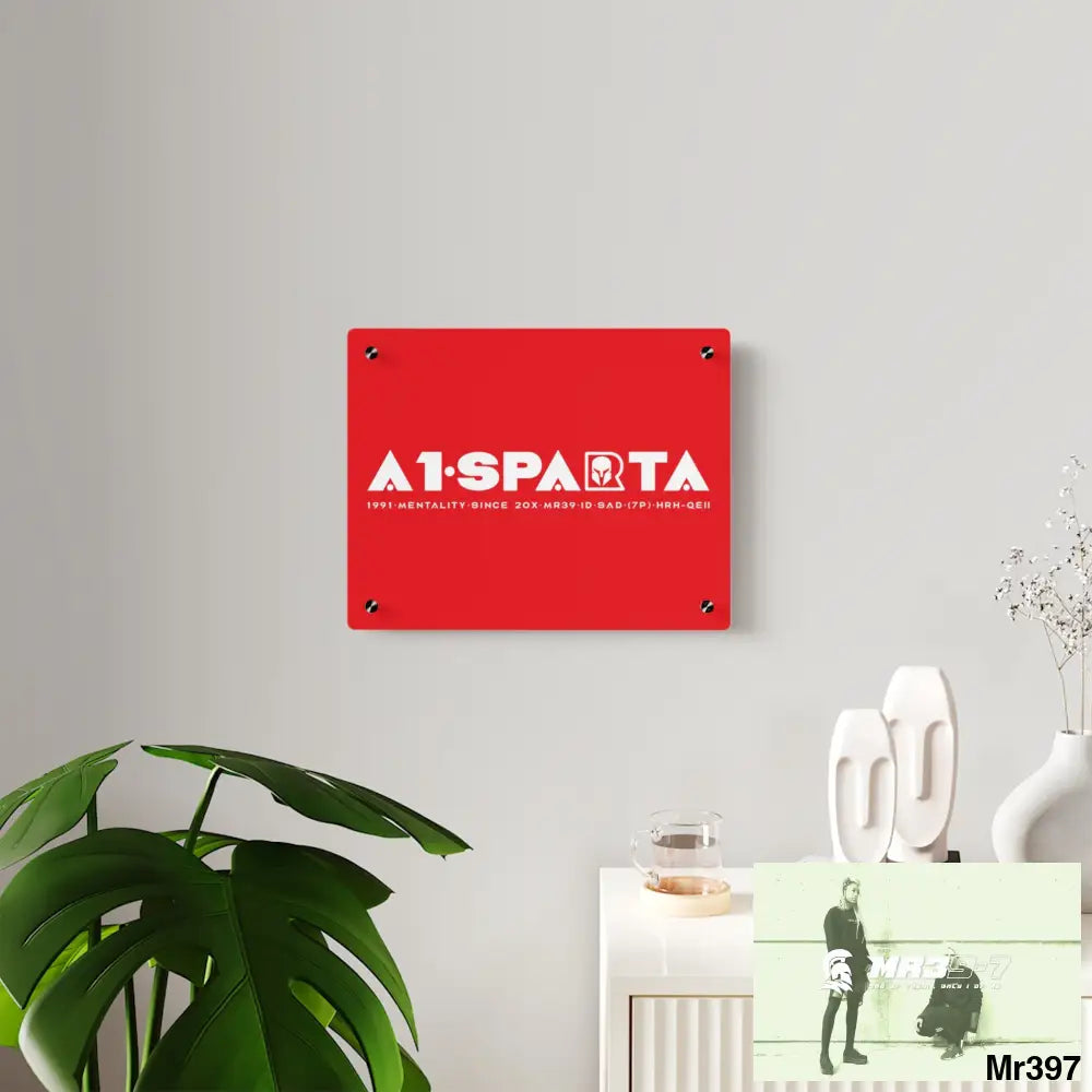 A1-Peace Sparta Acrylic Wall Art Panels Home Decor