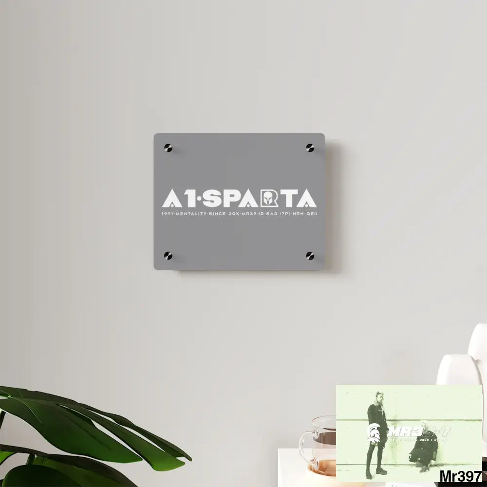 A1-Peace Sparta Acrylic Wall Art Panels Home Decor