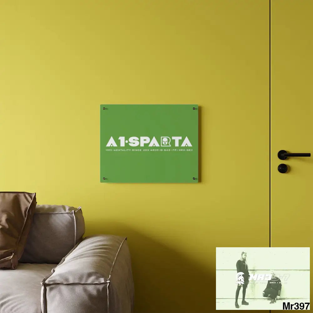 A1-Peace Sparta Acrylic Wall Art Panels Home Decor