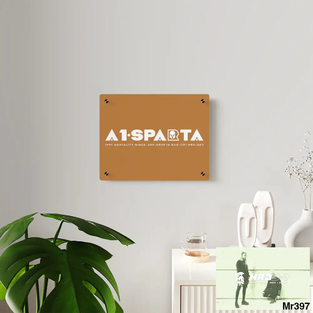 A1-Peace Sparta Acrylic Wall Art Panels Home Decor