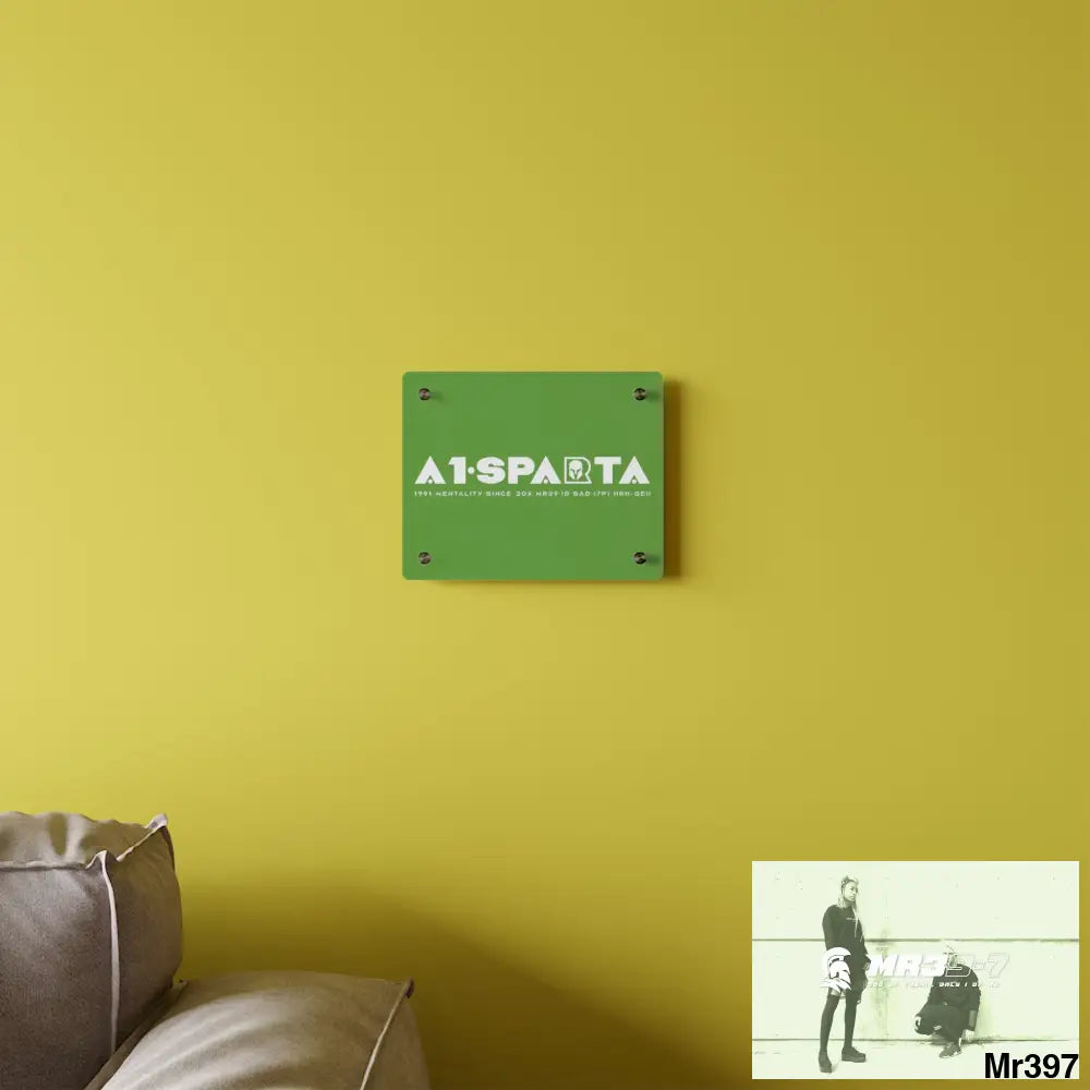 A1-Peace Sparta Acrylic Wall Art Panels Home Decor