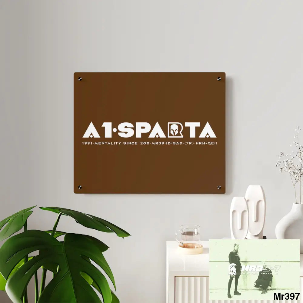 A1-Peace Sparta Acrylic Wall Art Panels Home Decor