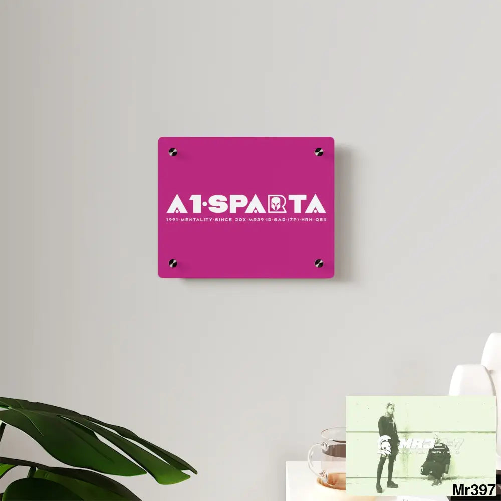 A1-Peace Sparta Acrylic Wall Art Panels Home Decor