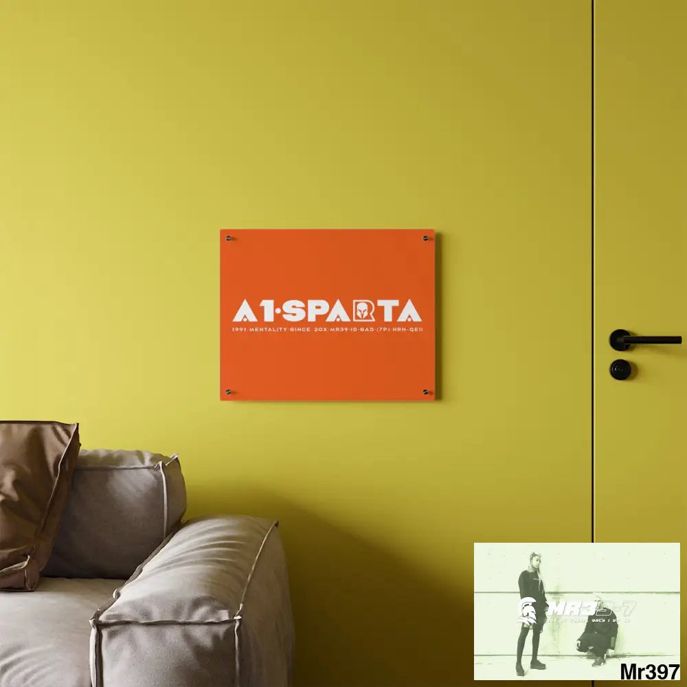 A1-Peace Sparta Acrylic Wall Art Panels Home Decor