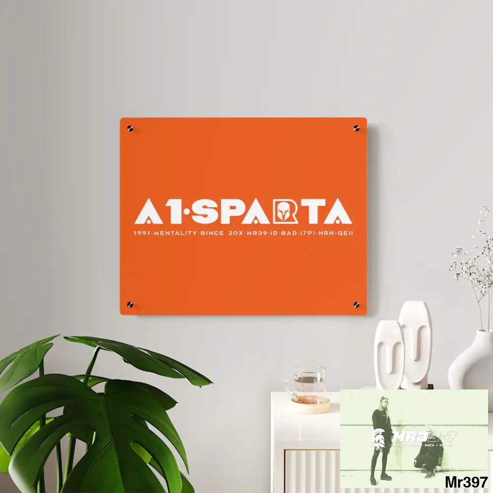 A1-Peace Sparta Acrylic Wall Art Panels Home Decor