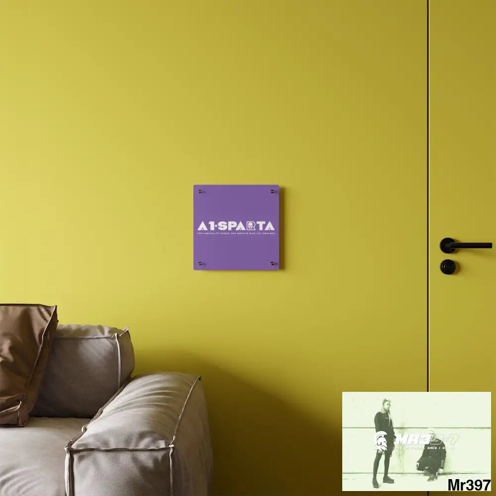 A1-Peace Sparta Acrylic Wall Art Panels Home Decor