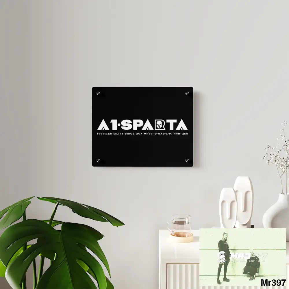 A1-Peace Sparta Acrylic Wall Art Panels Home Decor