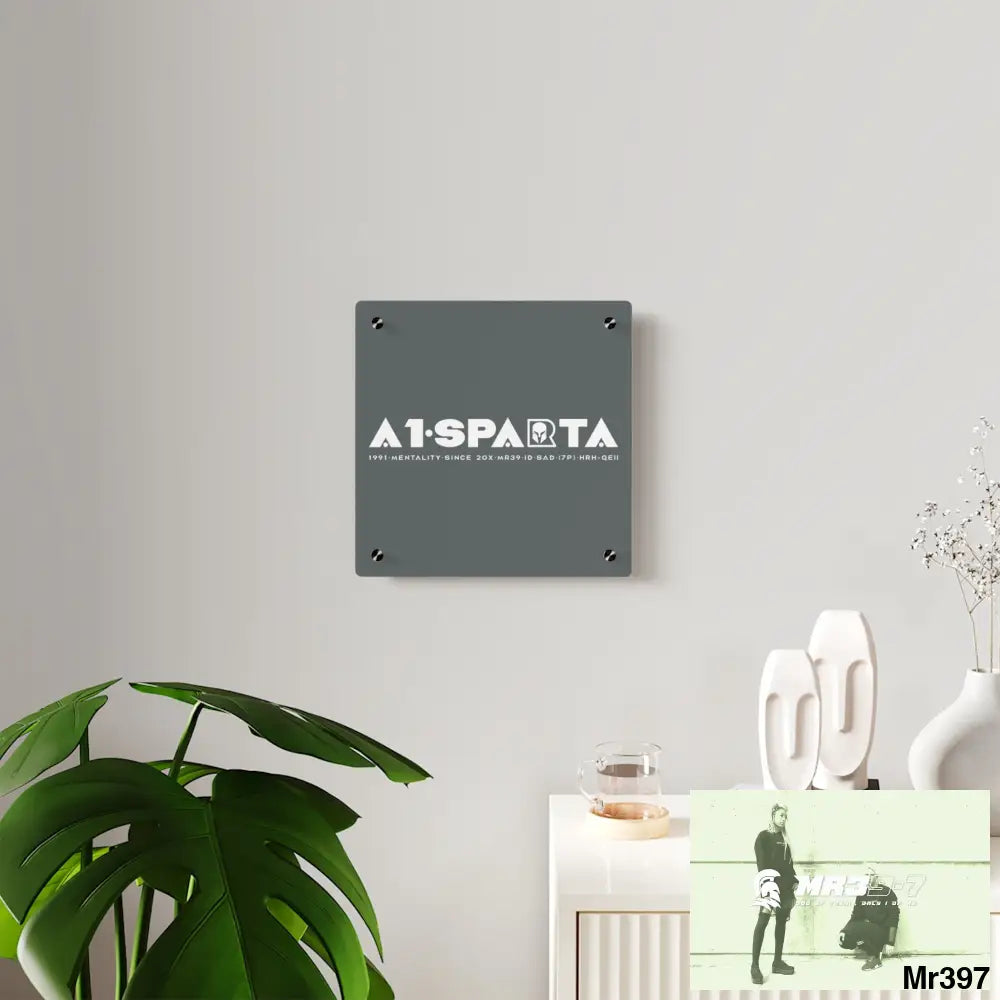 A1-Peace Sparta Acrylic Wall Art Panels Home Decor