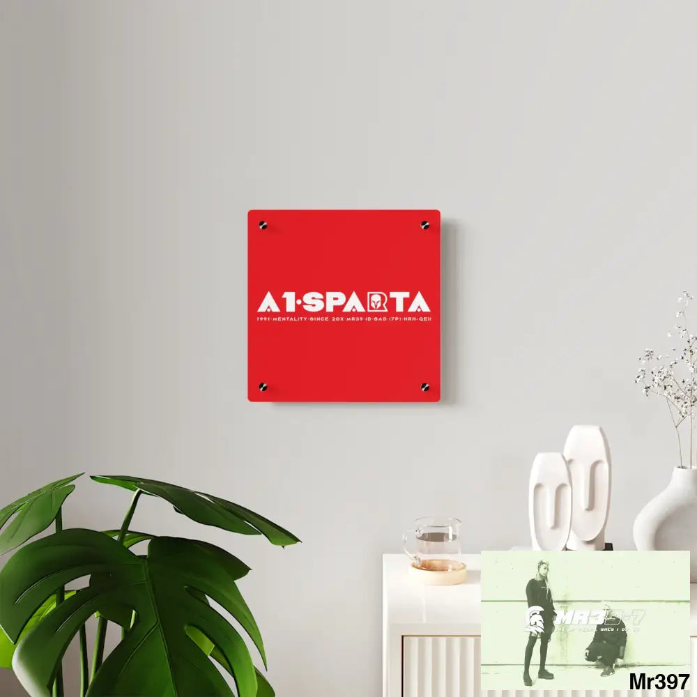 A1-Peace Sparta Acrylic Wall Art Panels Home Decor
