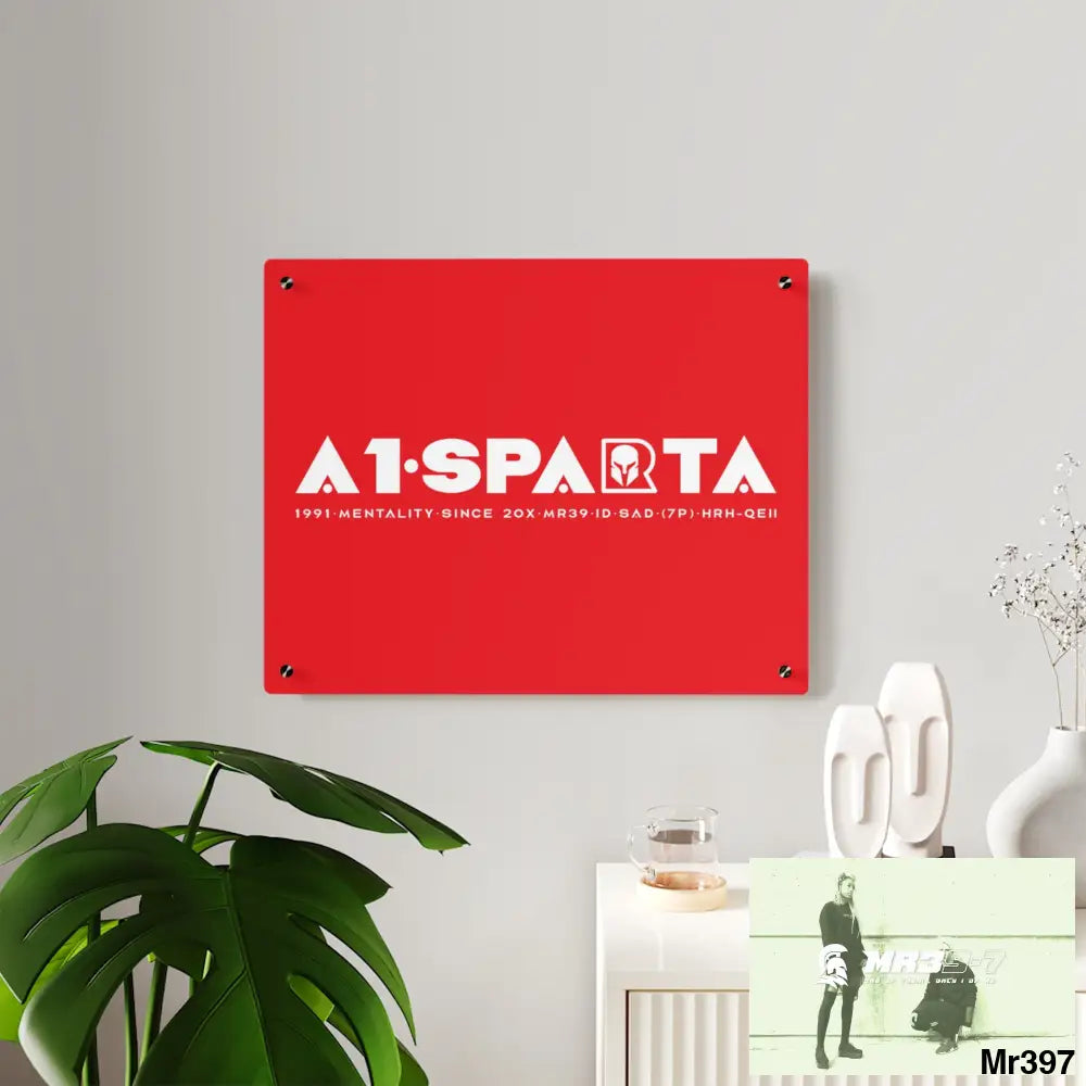 A1-Peace Sparta Acrylic Wall Art Panels Home Decor