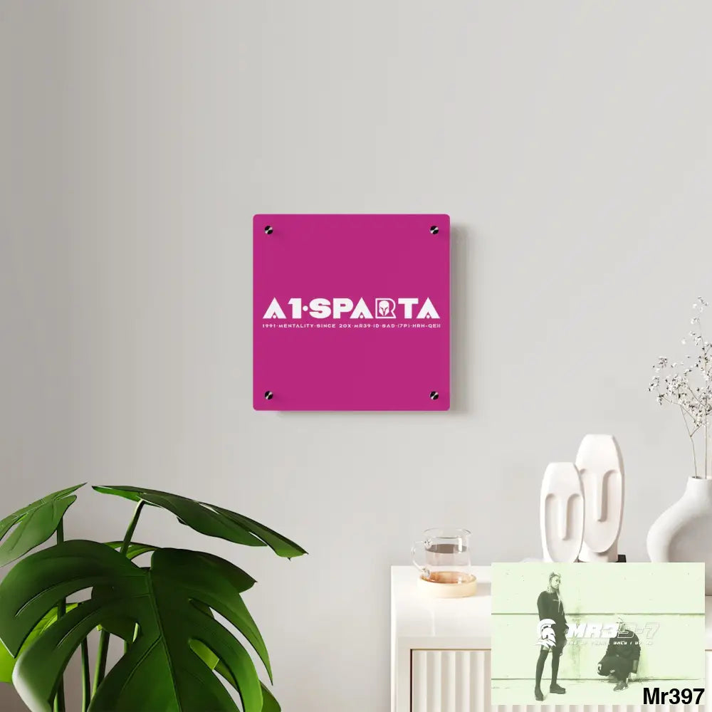 A1-Peace Sparta Acrylic Wall Art Panels Home Decor