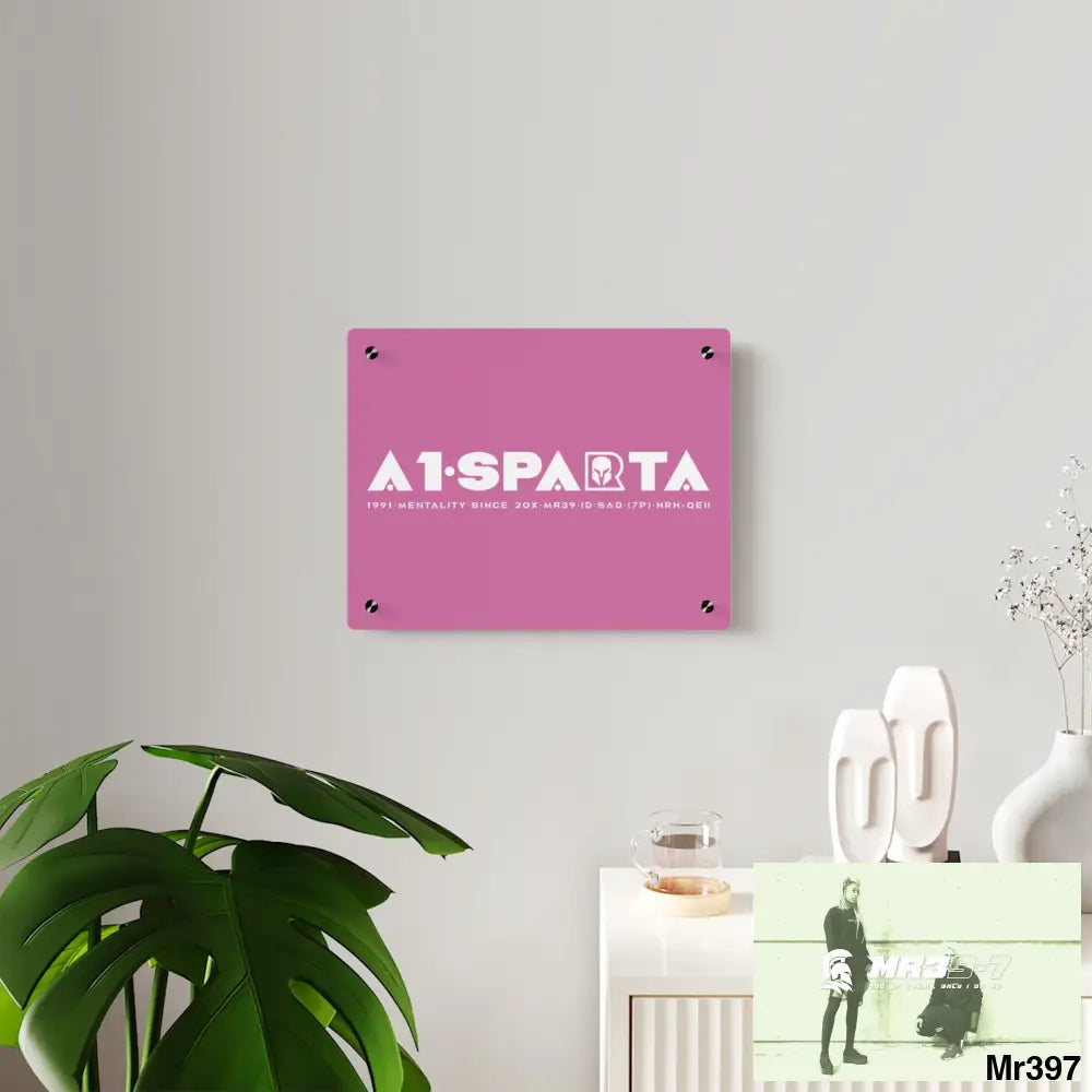 A1-Peace Sparta Acrylic Wall Art Panels Home Decor