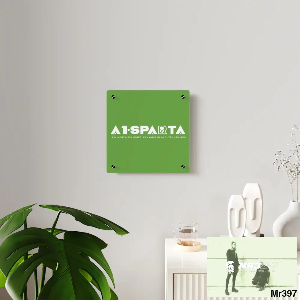 A1-Peace Sparta Acrylic Wall Art Panels Home Decor