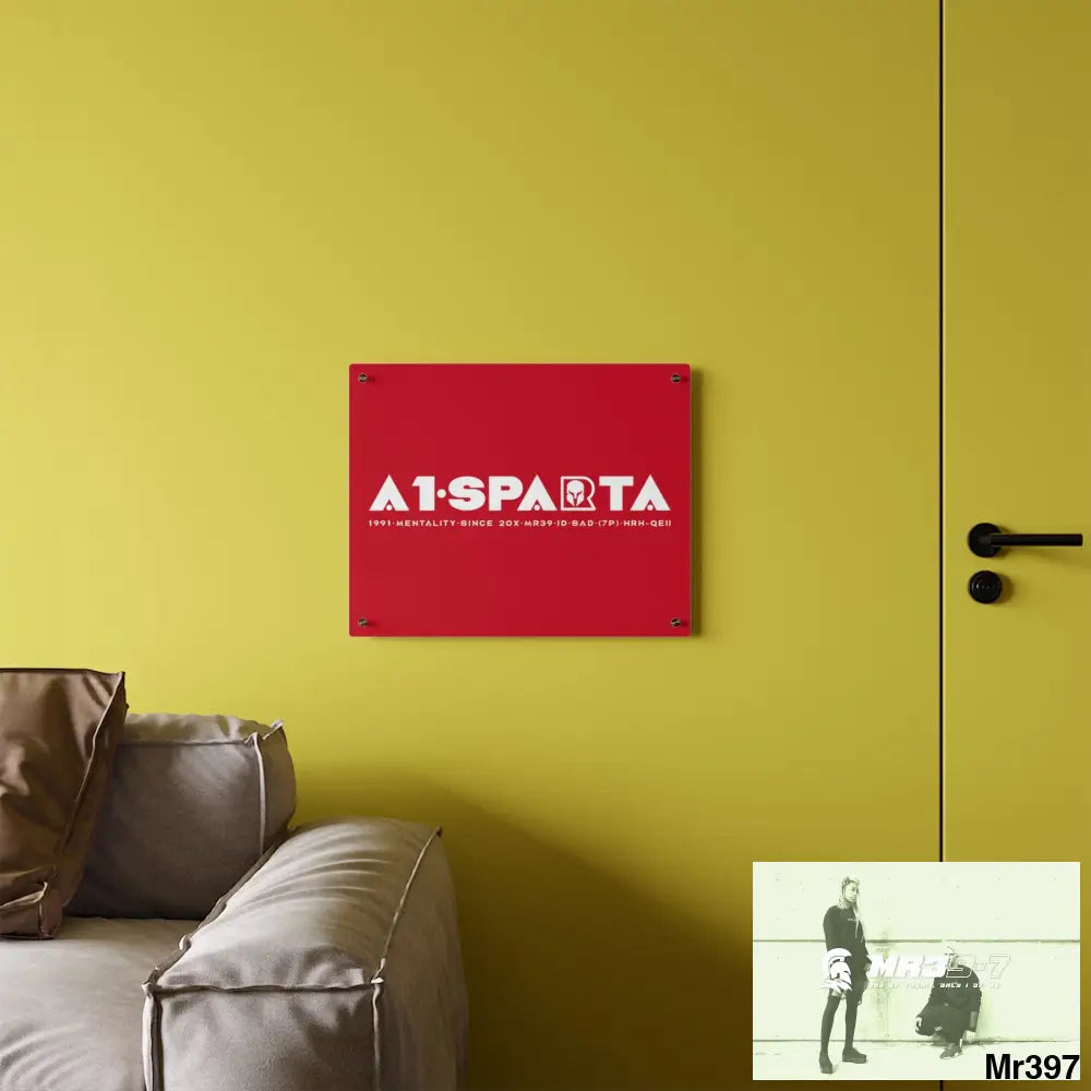 A1-Peace Sparta Acrylic Wall Art Panels Home Decor