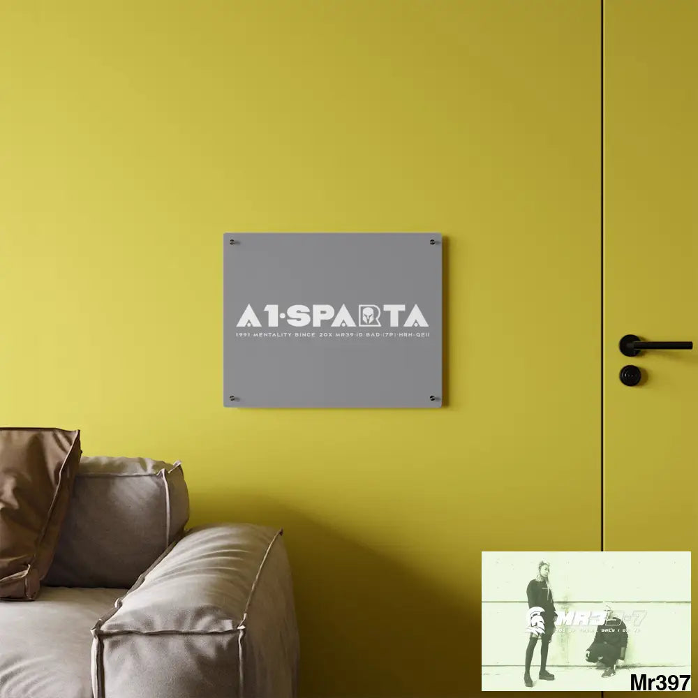 A1-Peace Sparta Acrylic Wall Art Panels Home Decor