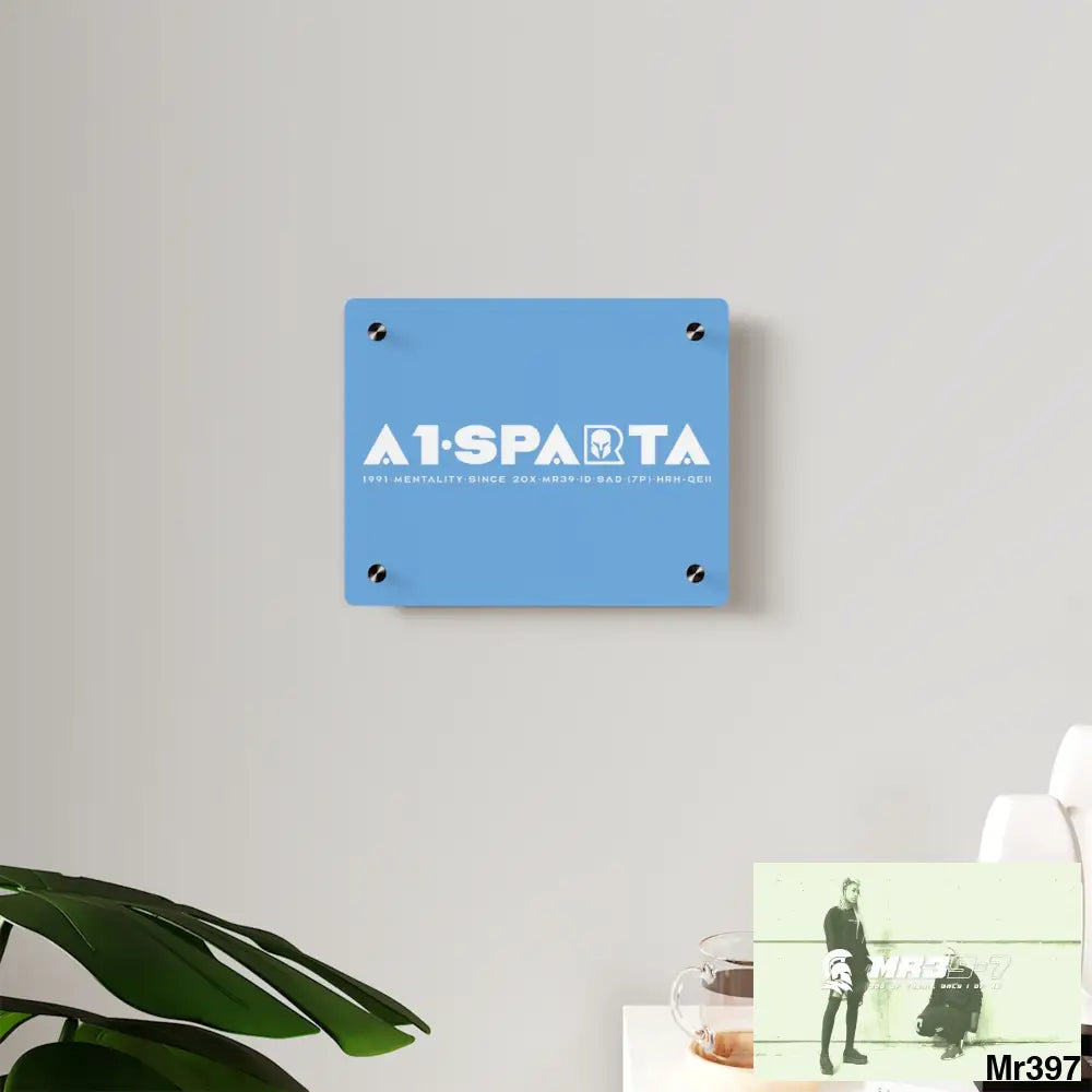 A1-Peace Sparta Acrylic Wall Art Panels Home Decor