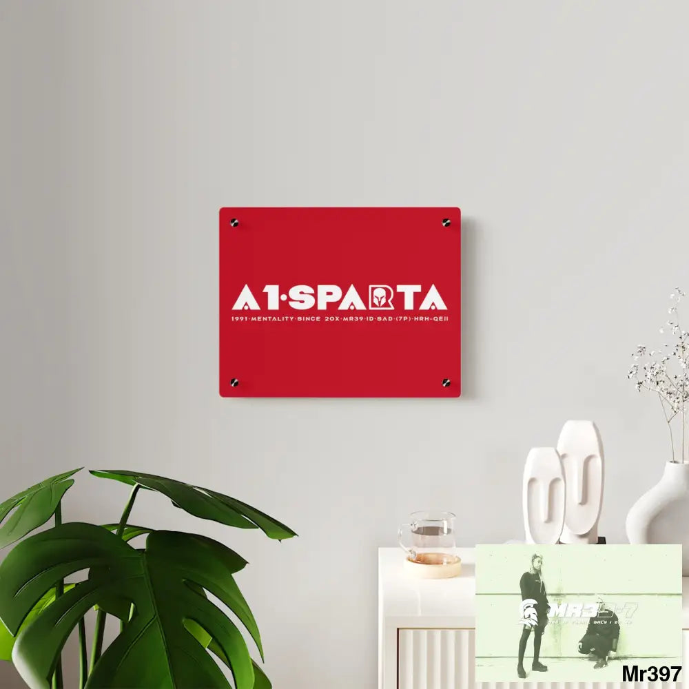 A1-Peace Sparta Acrylic Wall Art Panels Home Decor