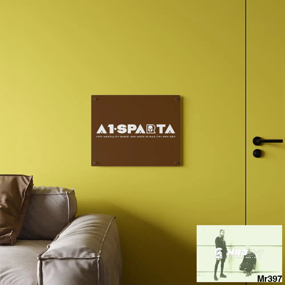 A1-Peace Sparta Acrylic Wall Art Panels Home Decor
