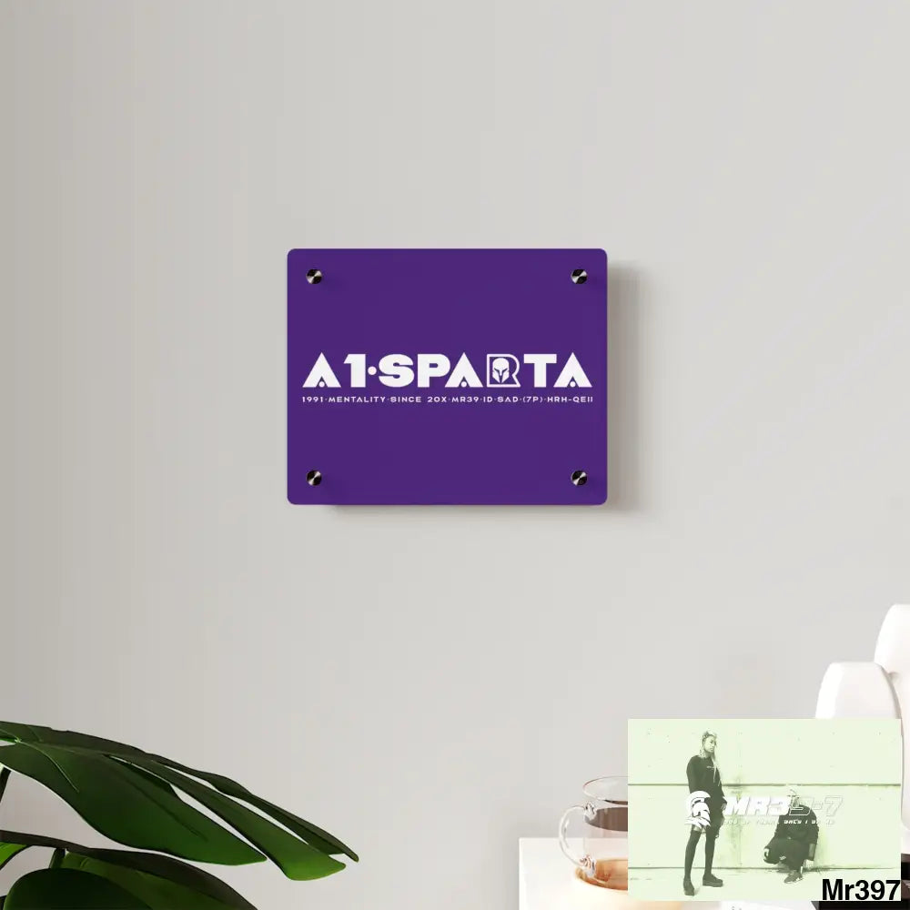 A1-Peace Sparta Acrylic Wall Art Panels Home Decor