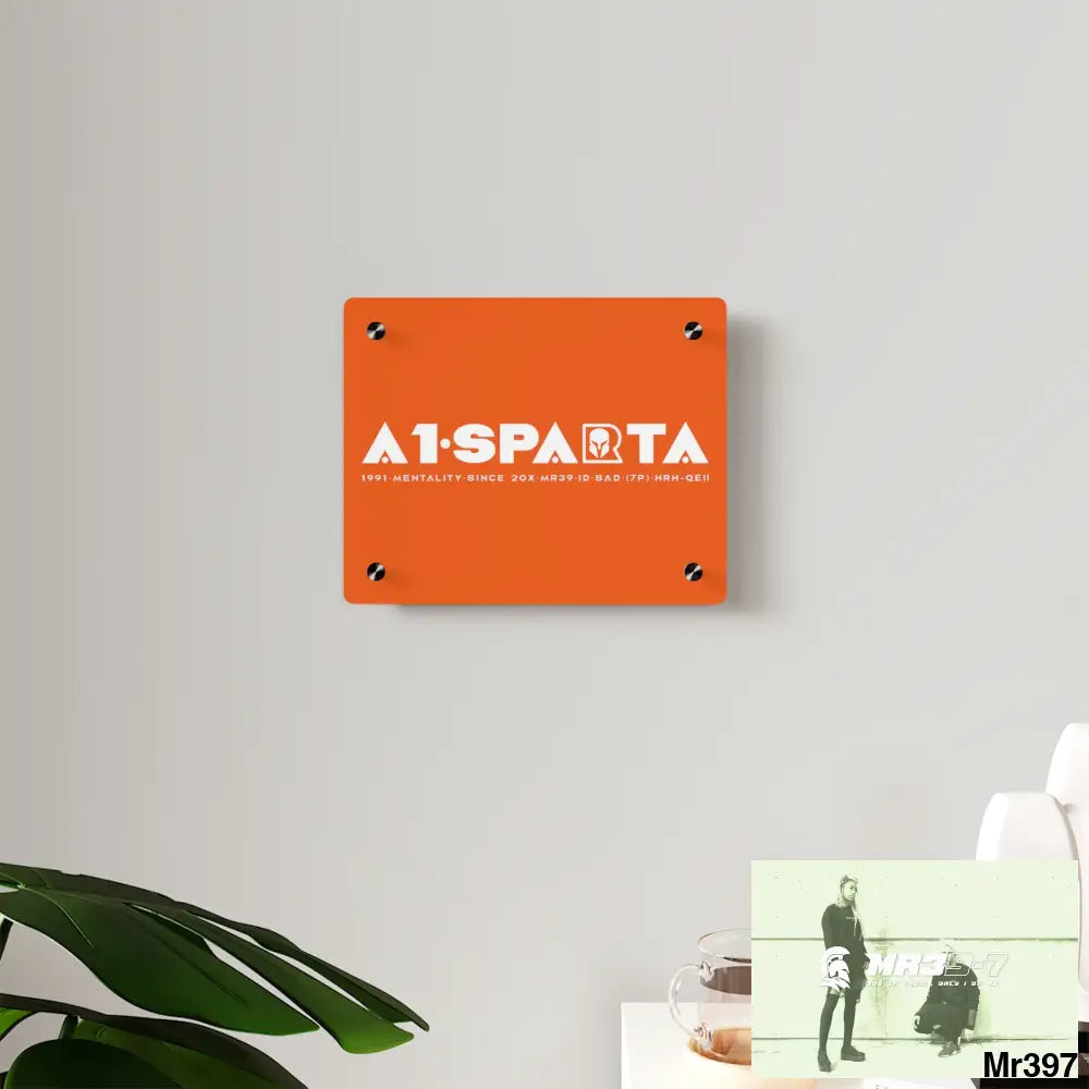 A1-Peace Sparta Acrylic Wall Art Panels Home Decor
