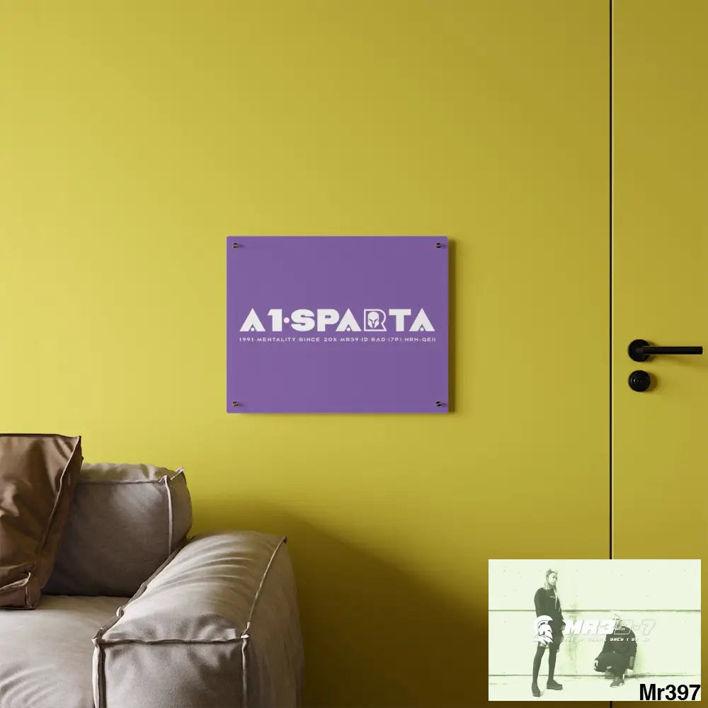 A1-Peace Sparta Acrylic Wall Art Panels Home Decor