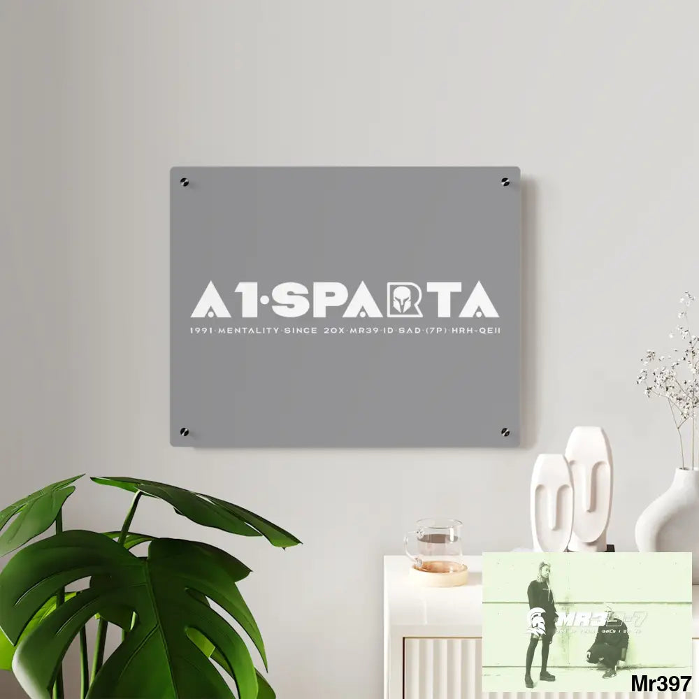 A1-Peace Sparta Acrylic Wall Art Panels Home Decor