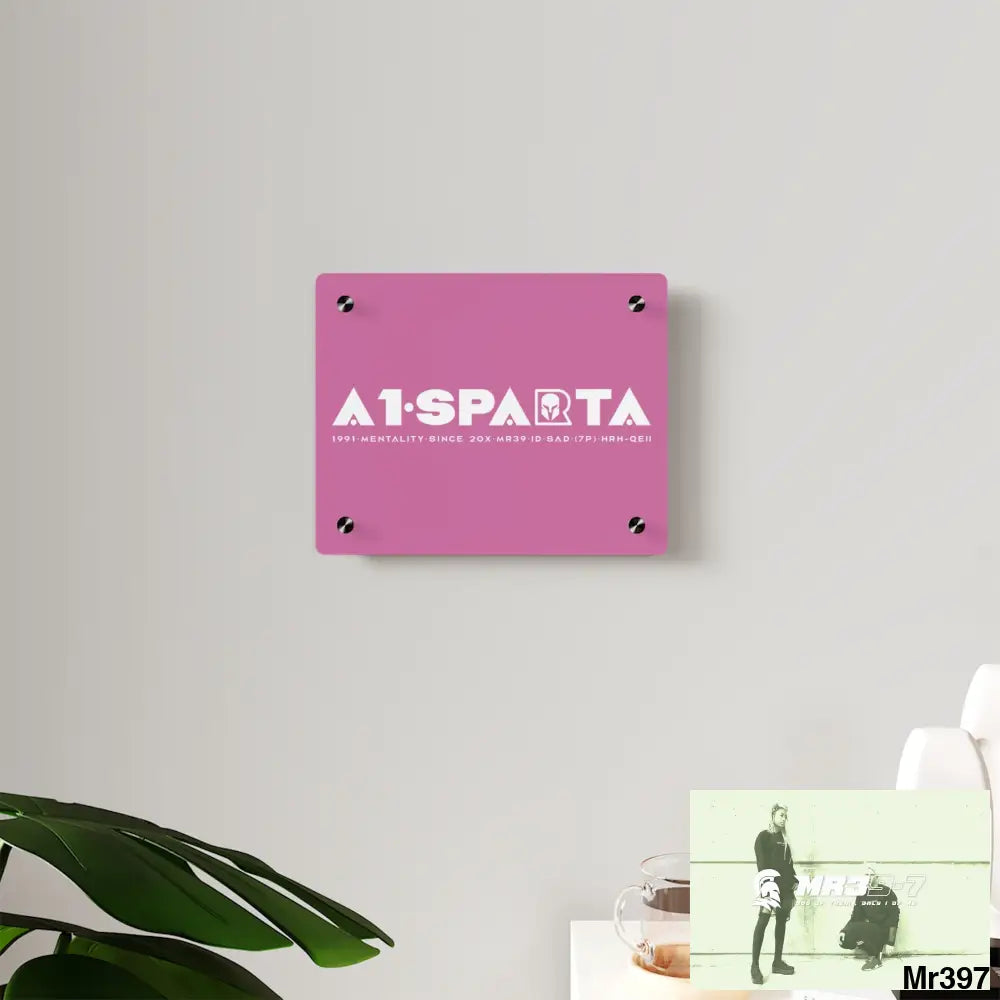 A1-Peace Sparta Acrylic Wall Art Panels Home Decor