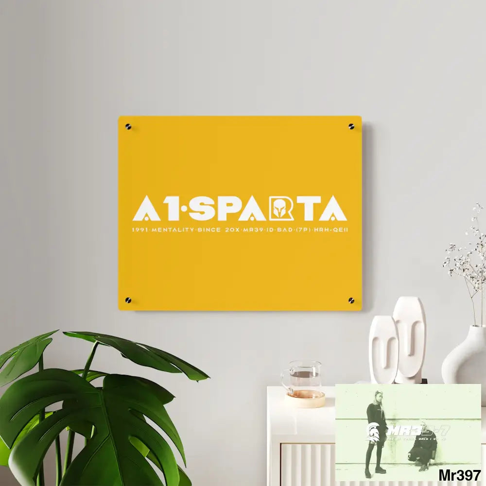 A1-Peace Sparta Acrylic Wall Art Panels Home Decor