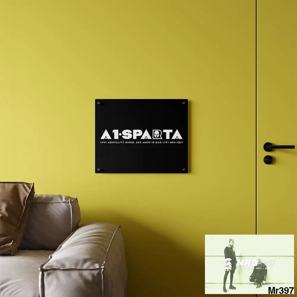 A1-Peace Sparta Acrylic Wall Art Panels Home Decor