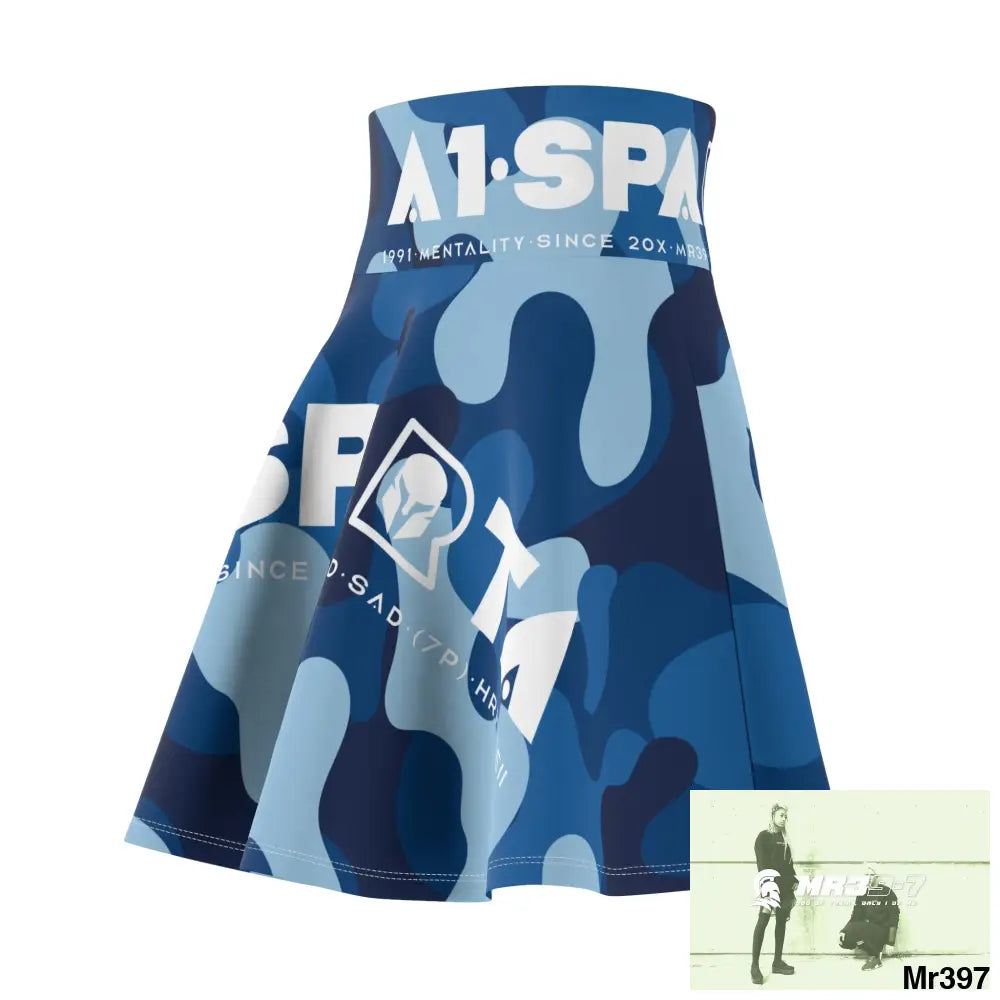 A1- Peace Sparta but always ready - Women’s Skater Skirt (AOP) All Over Prints