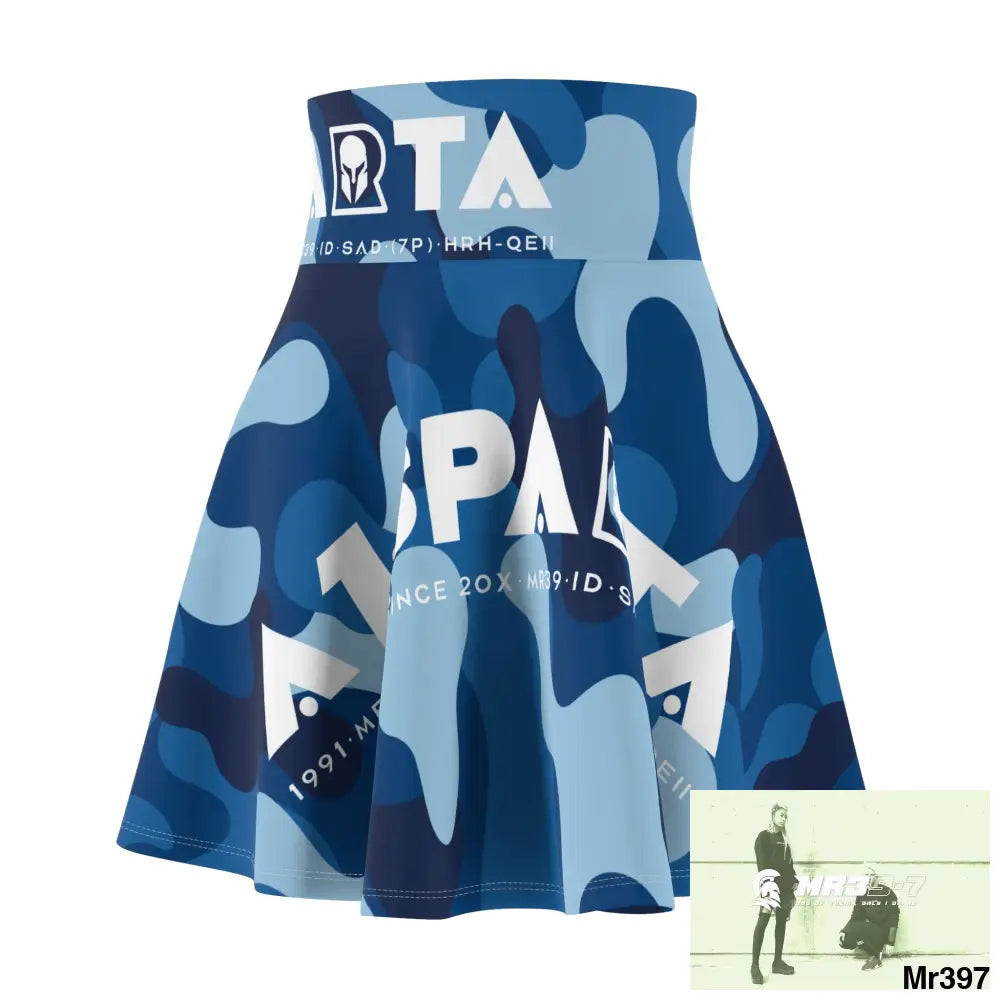 A1- Peace Sparta but always ready - Women’s Skater Skirt (AOP) All Over Prints
