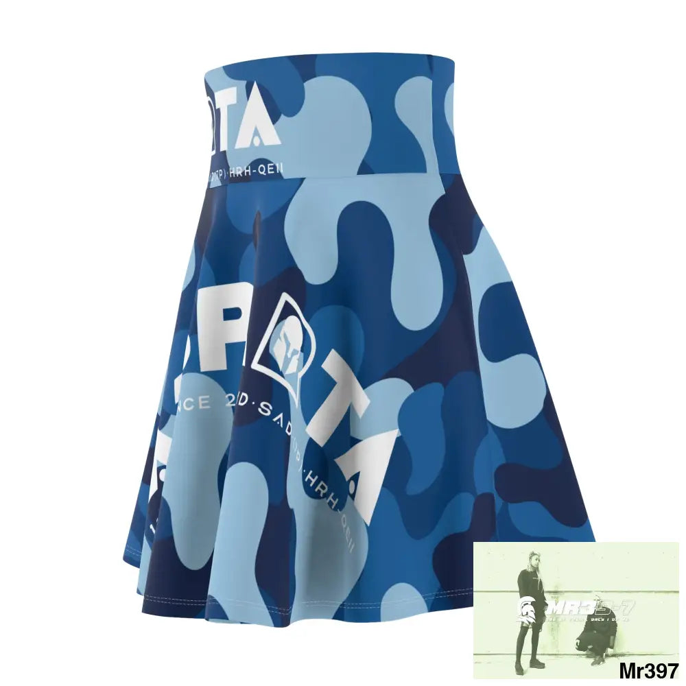 A1- Peace Sparta but always ready - Women’s Skater Skirt (AOP) All Over Prints