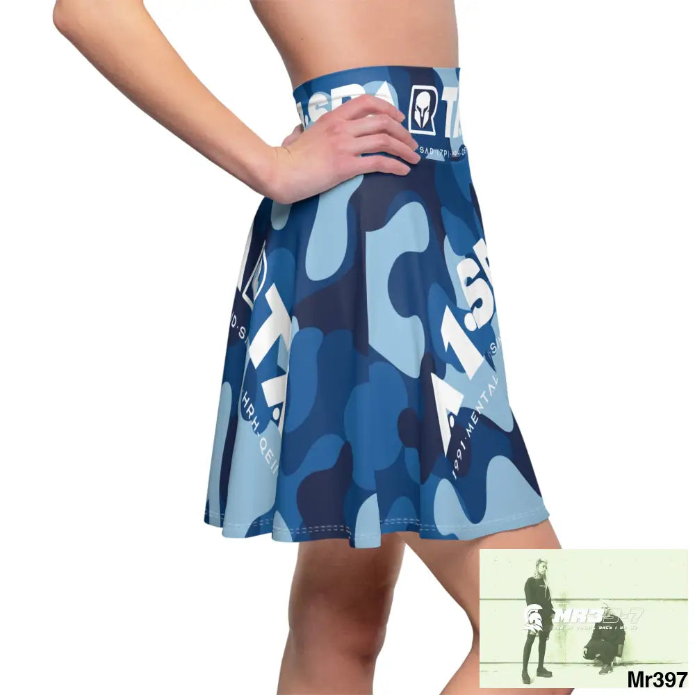 A1- Peace Sparta but always ready - Women’s Skater Skirt (AOP) All Over Prints