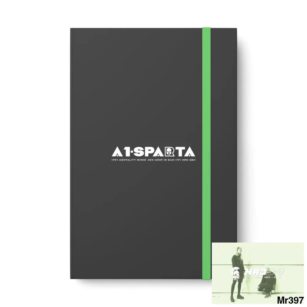 A1-Peace Sparta Color Contrast Notebook - Ruled 5.5’’ x 8.25’’ / Lime / Ruled line Paper products