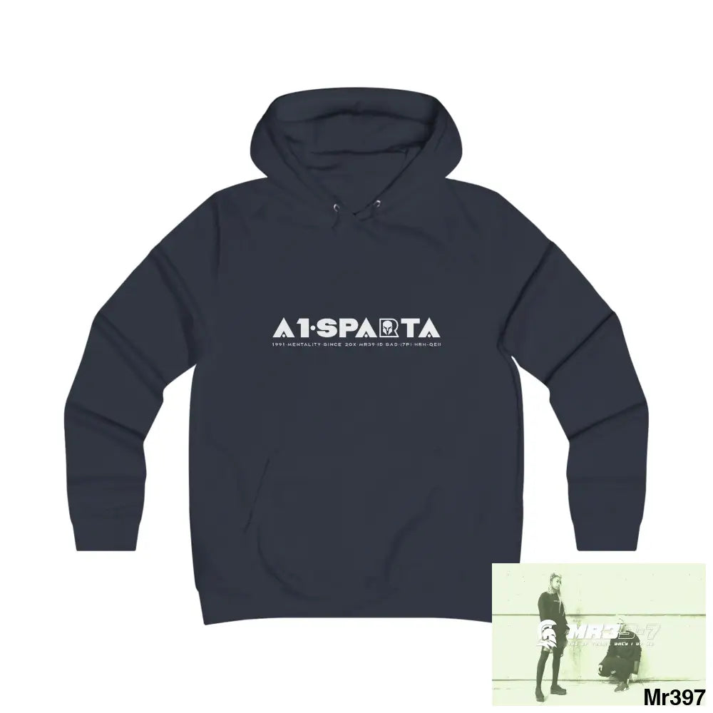 A1-Peace Sparta Girlie College Hoodie S / New French Navy Hoodie